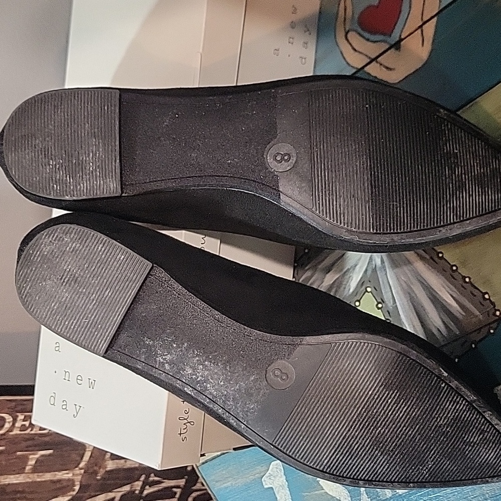 A New Day Women's Black Flats - Picture 2 of 3
